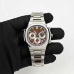 Patek Philippe Chronograph Brown Dial  Timeless Swiss Elegance - Image 4