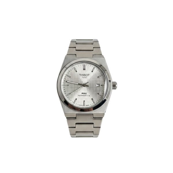 Tissot PRX Powermatic 80  Stainless Steel Bracelet Silver Dial